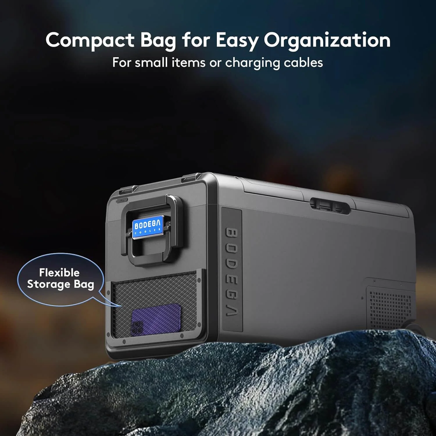 BODEGACOOLER Portable Car Fridge | Dual-Compartment Freezer for RV & Camping - Image 7