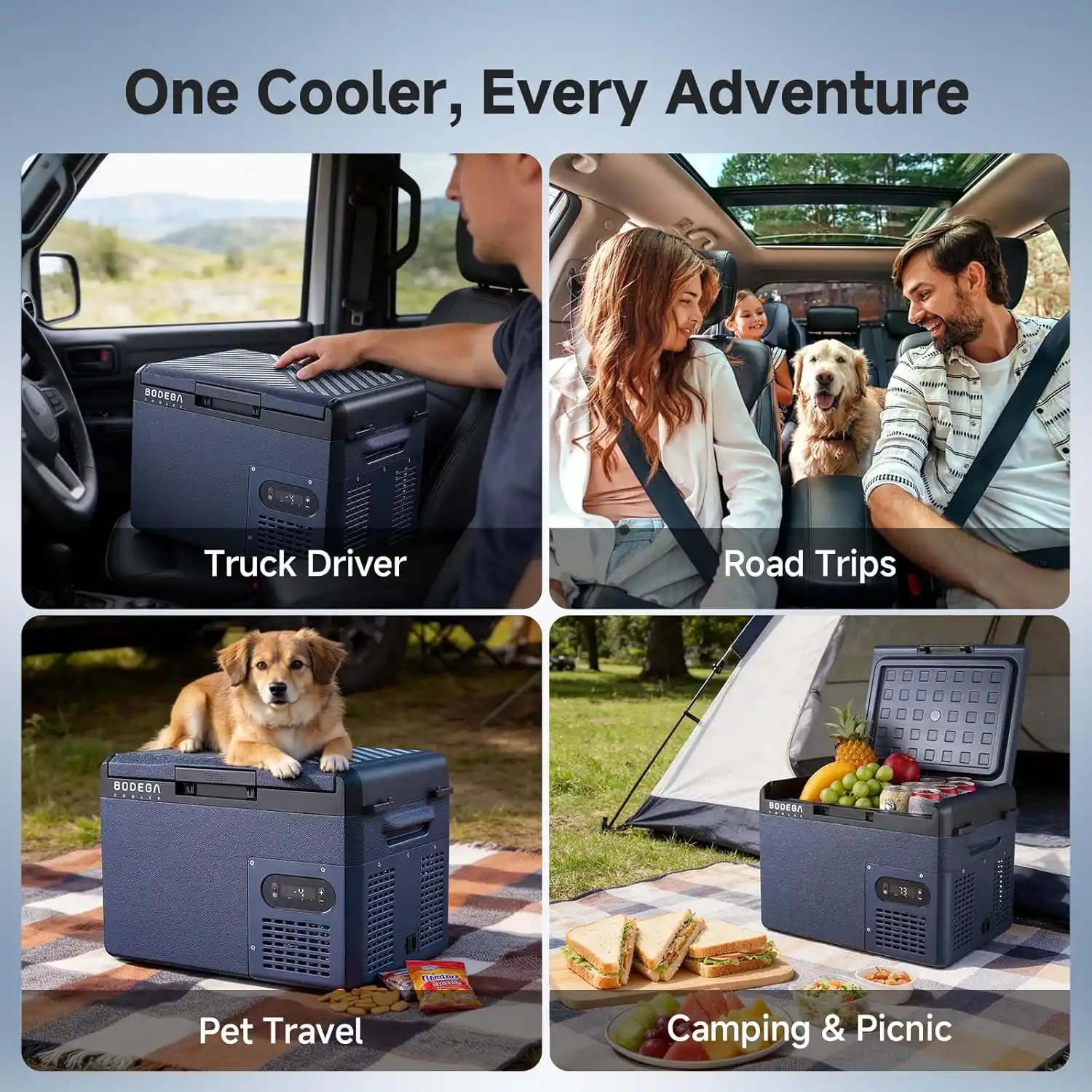 BODEGACOOLER 15L Mini Car Fridge | Compact Deep Freezer for Camping & Road Trips - Image 7