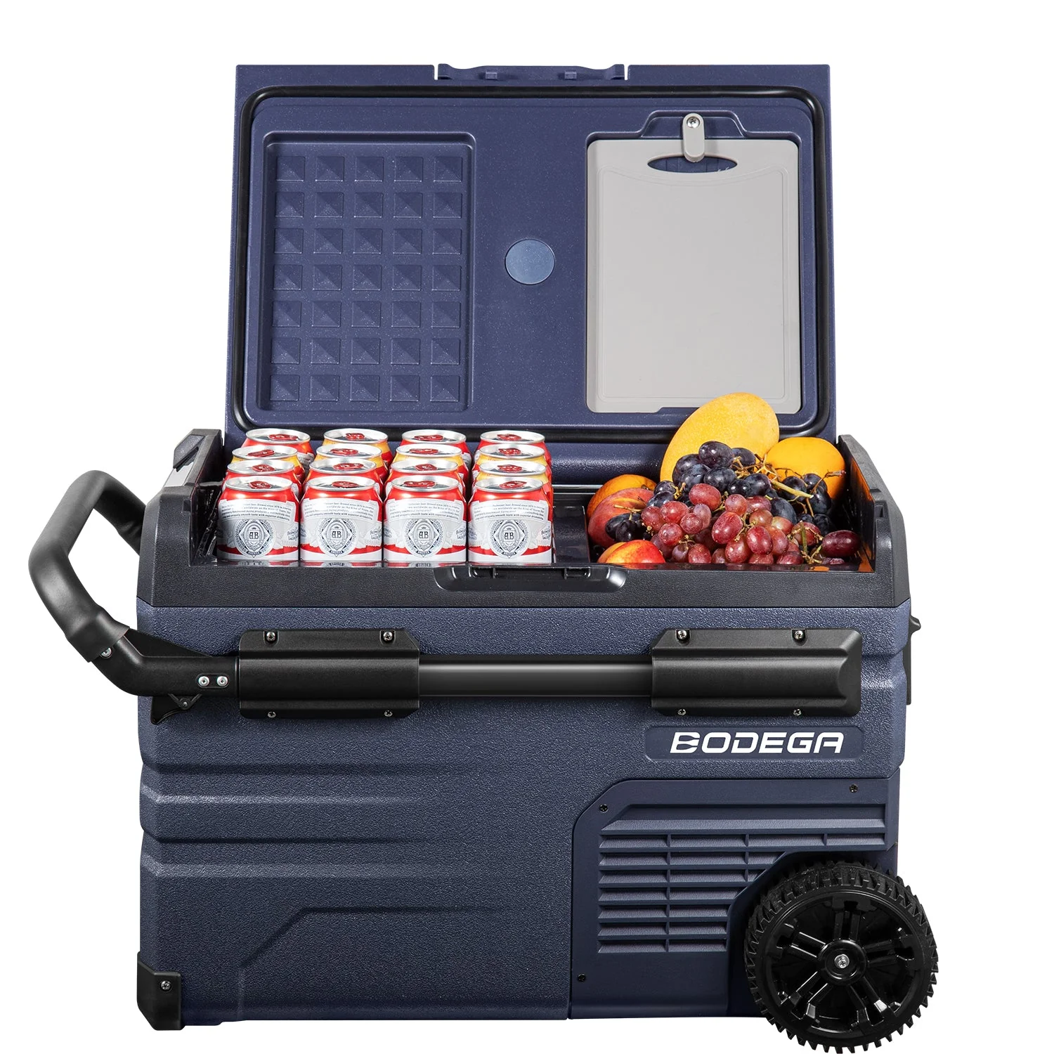BODEGAcooler Portable Refrigerator 37qt/35L Dual Zone on Wheels TWW35 - Image 3