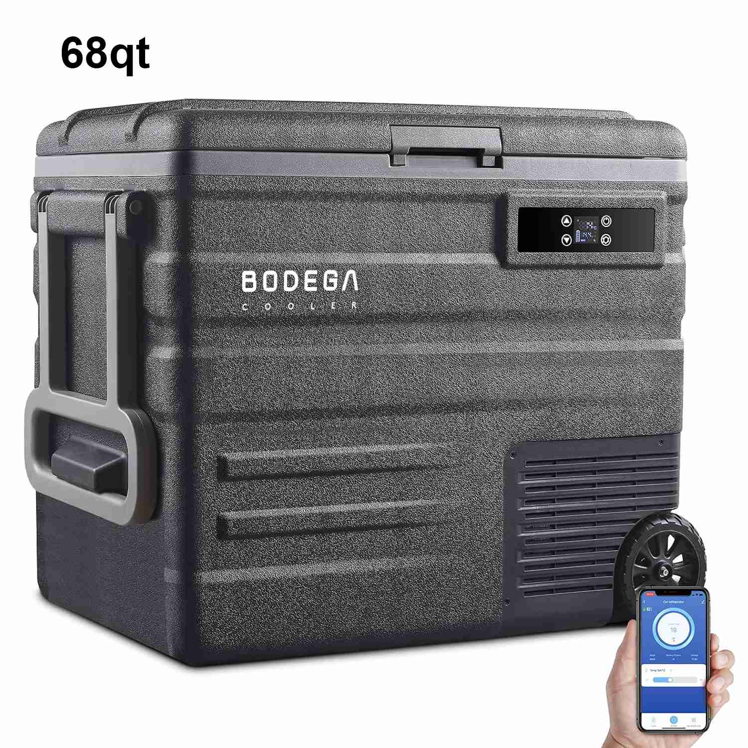 BODEGAcooler Single Zone Portable Freezer on Wheels 78qt - Image 11