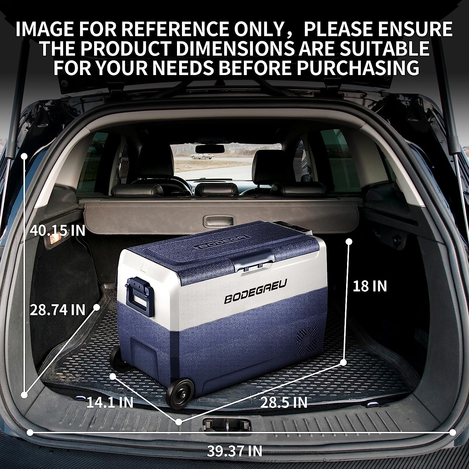 BODEGAcooler Portable Freezer 53qt/50L with Flexible Dual Zone T50 - Image 5
