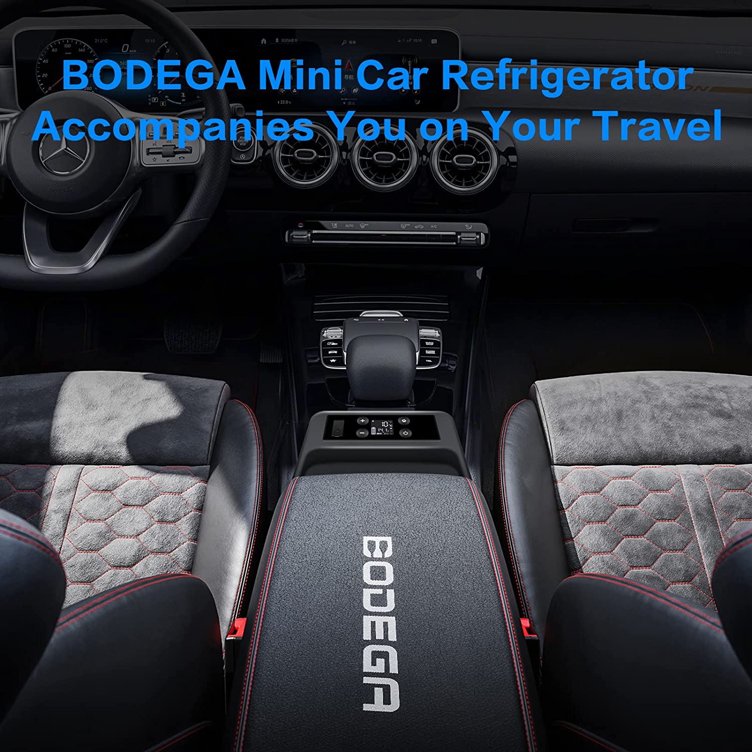 BODEGAcooler Mini Portable Car Armrest Refrigerator 9qt/8L CF8 - Image 9