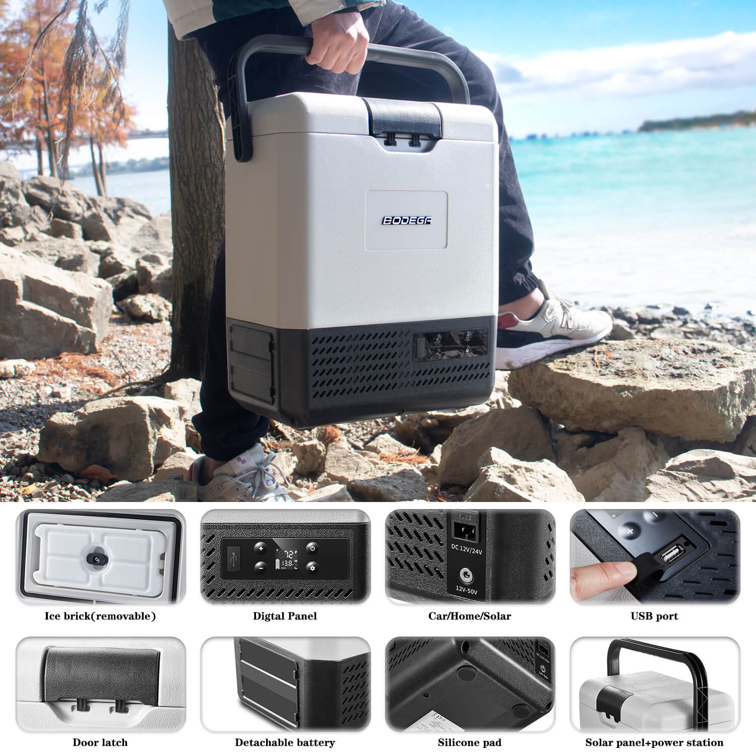 BODEGAcooler Mini Fridge P8 9Qt/8L - Image 14