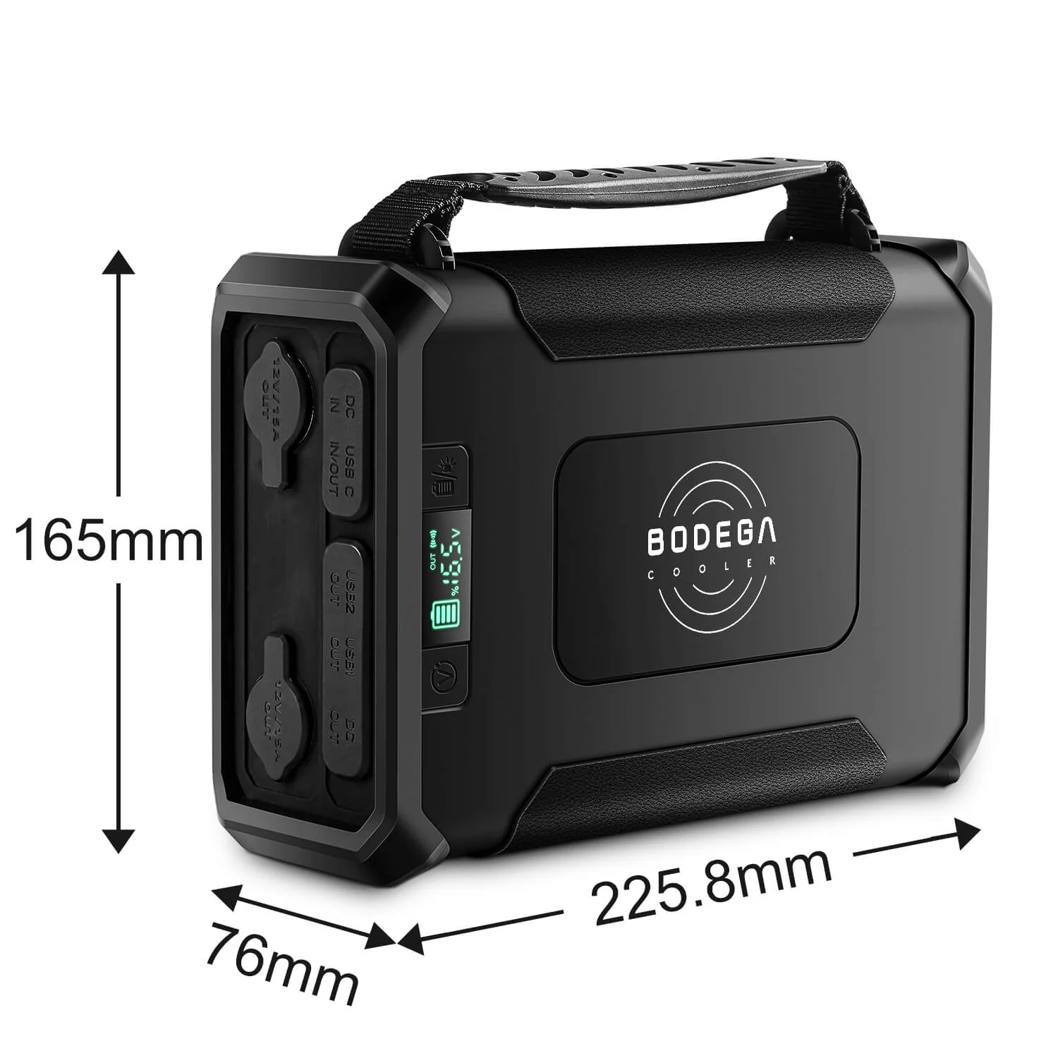 Bodegacooler 96000mAh/307.2Wh LiFePO4 Battery Backup GP50 for Outdoor Adventure - Image 3