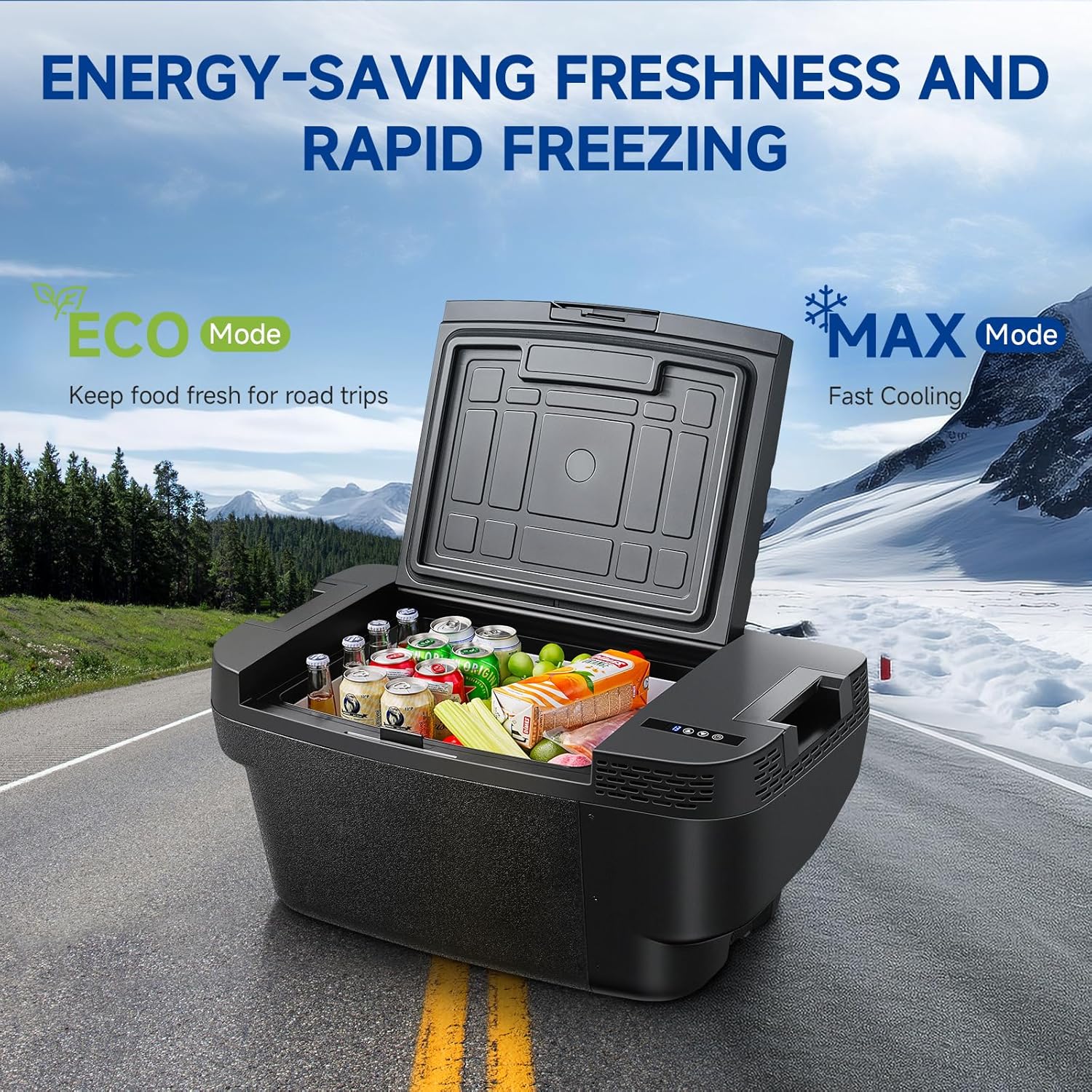 BODEGAcooler 12V 35L Car Refrigerator Perfect for Tesla Model Y - Image 6