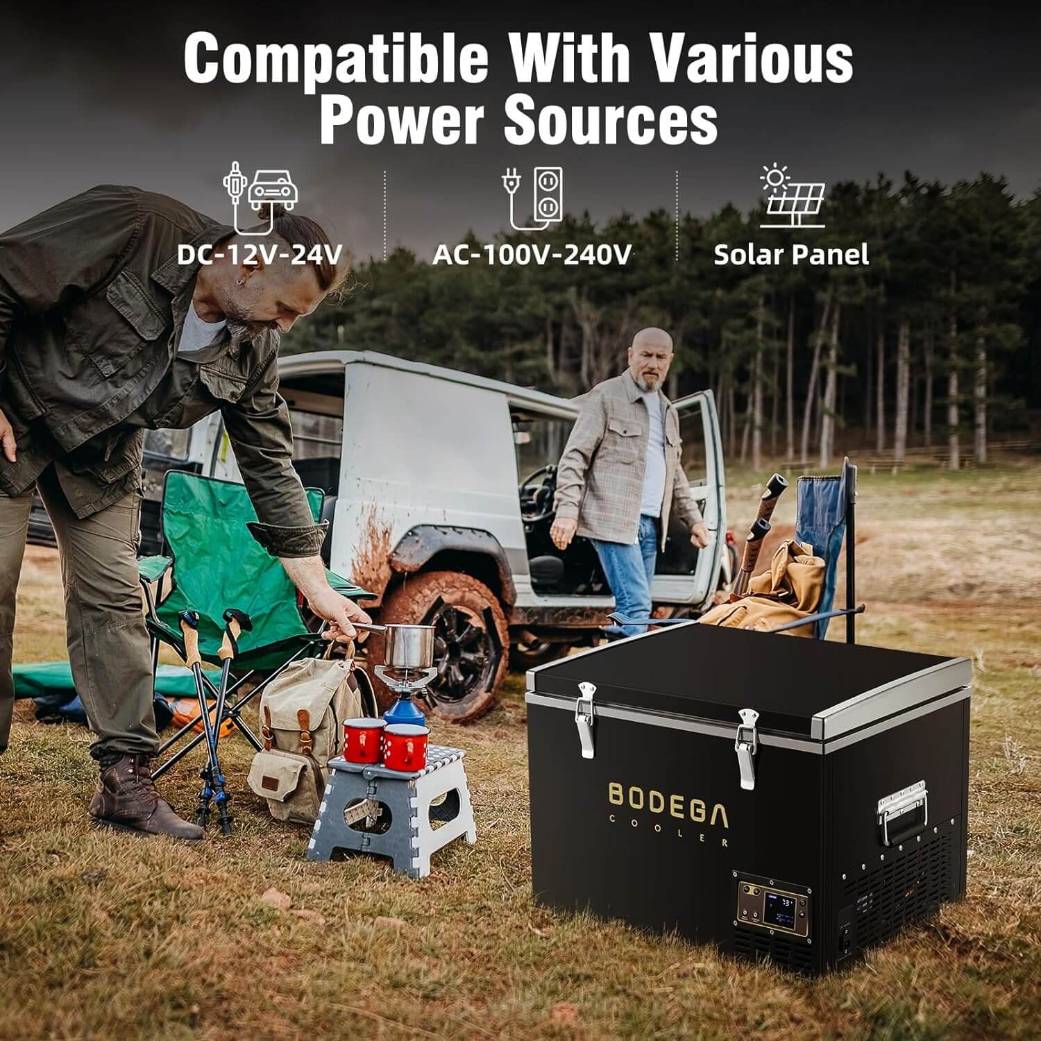 BODEGAcooler Portable Refridgerator 48Qt/45L with a Basket - Image 4