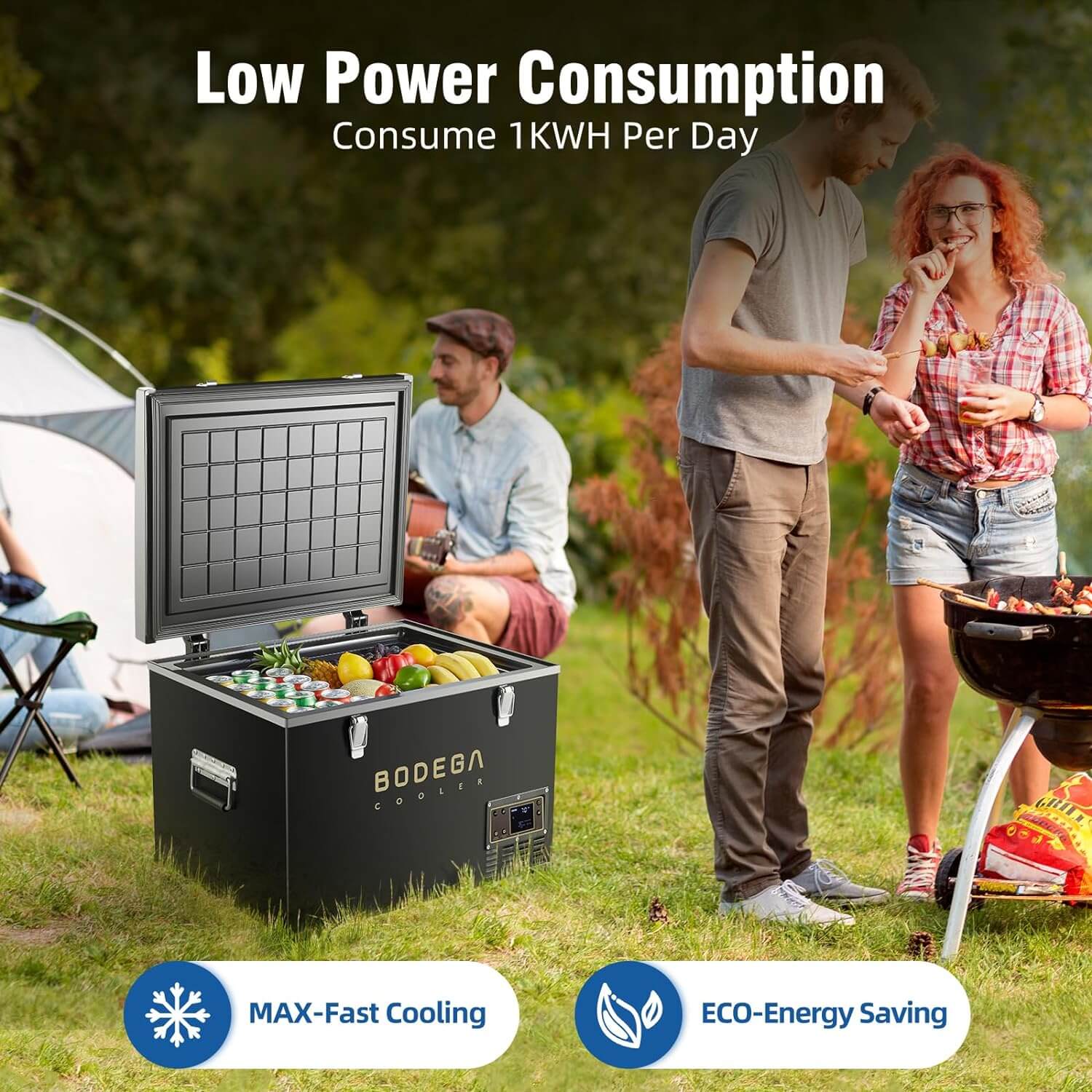 BODEGAcooler Portable Refridgerator 48Qt/45L with a Basket - Image 8