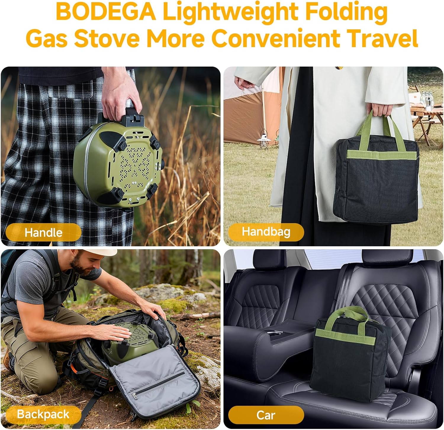 BODEGAcooler 2 Burner Camping Stove | Folding Propane Camp Stove - Image 13