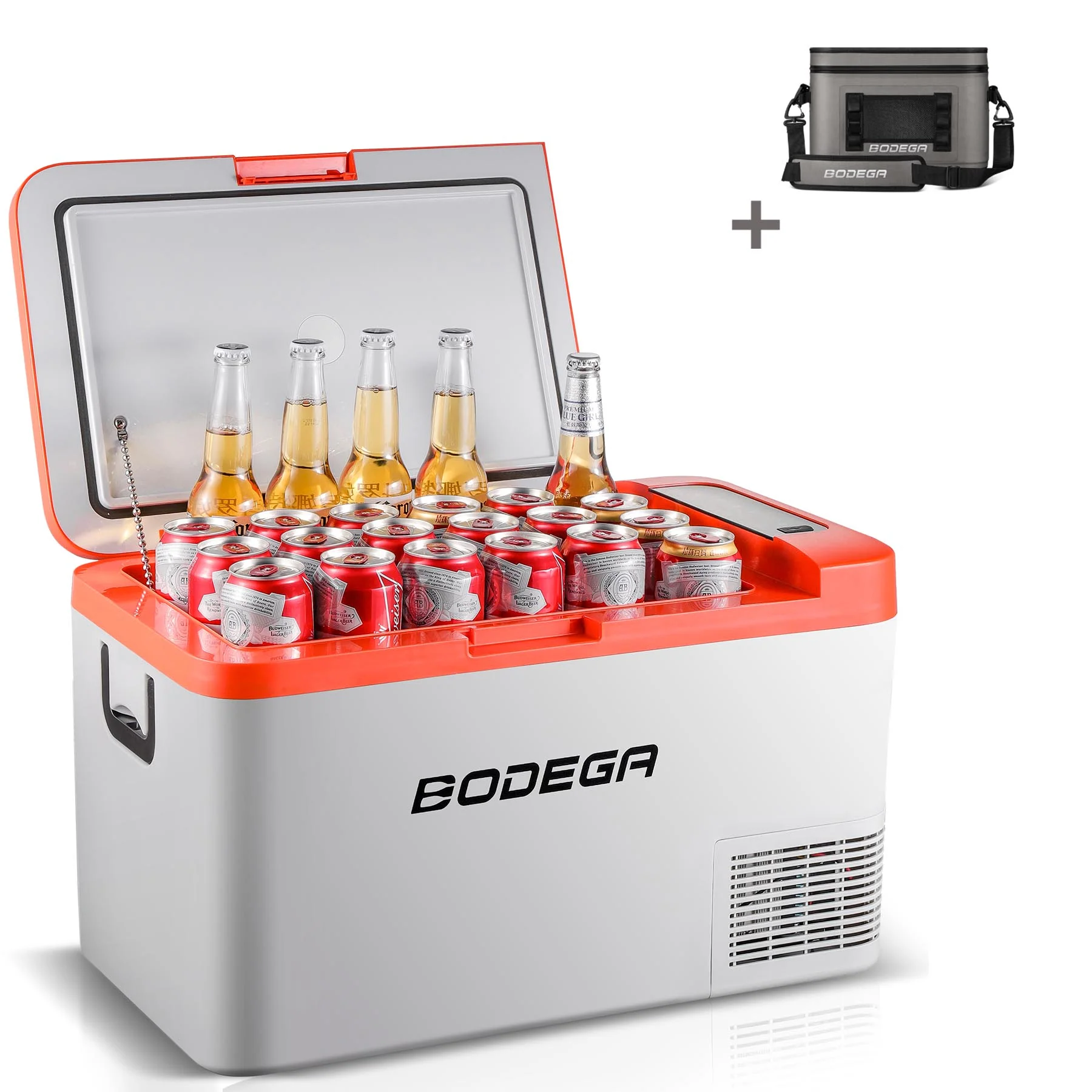 BODEGAcooler 27qt/25L K25 12V Portable Car Fridge Freezer - Orange - Image 10