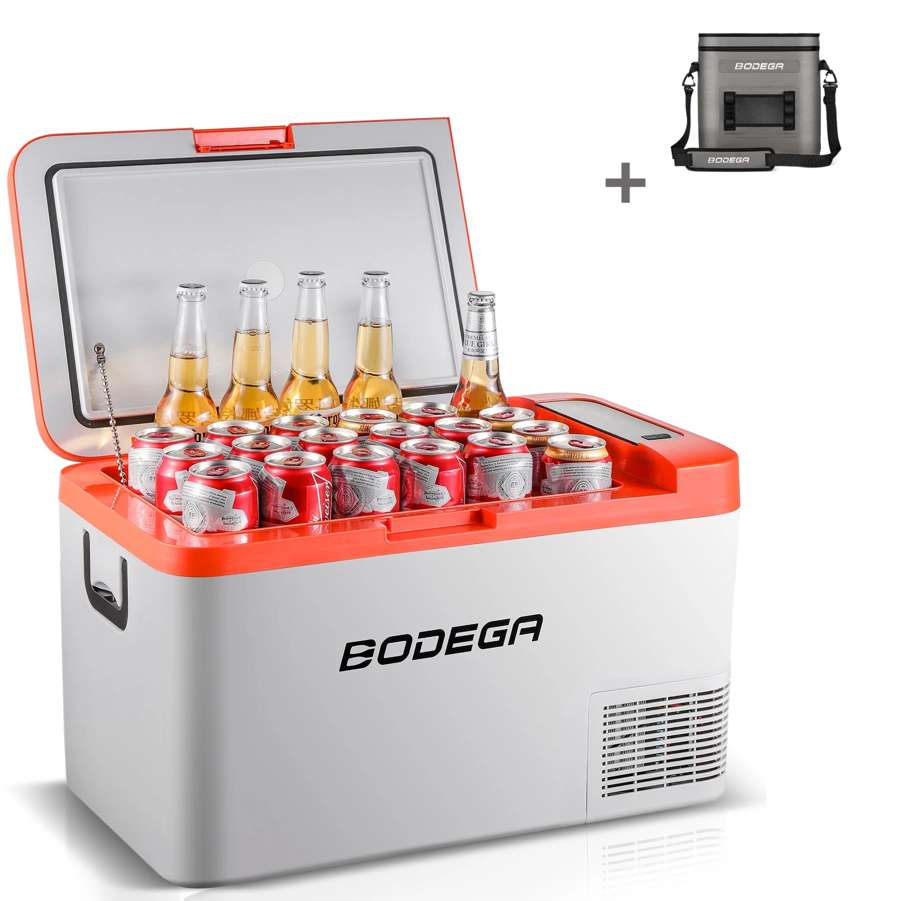 BODEGAcooler 27qt/25L K25 12V Portable Car Fridge Freezer - Orange - Image 11